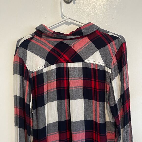 Rails Button Front Flannel Size S Oversized Lumberjack Cozy Fall Time Classic - Picture 4 of 8